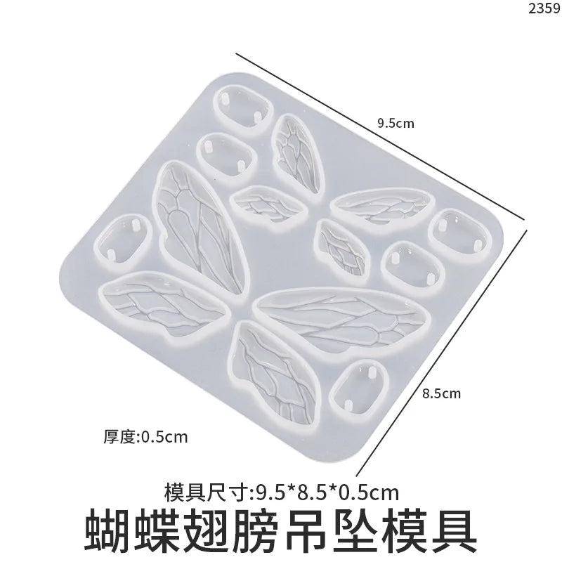Butterfly Wing Silicone Epoxy Resin Mold Jewelry Tools Accessories