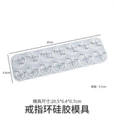 DIY Diamond Ring Epoxy Resin Mold Silicone Jewelry Tool
