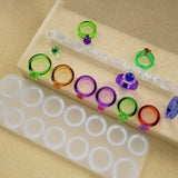 DIY Diamond Ring Epoxy Resin Mold Silicone Jewelry Tool