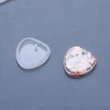 Epoxy Resin Mold Square Round Oval Heart-shaped Love Pendant Silicone Mold