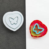 DIY Double Heart Butterfly Silicone Epoxy Resin Mold Jewelry Tools