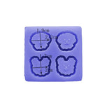Epoxy Resin Mold Silicone Dog Shaker Jewelry Mold