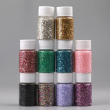 Gravel Crystal Glass Sand Filler UV Resin DIY Craft Nail Jewelry 40g