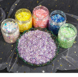 Gravel Crystal Glass Sand Filler UV Resin DIY Craft Nail Jewelry 40g