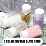 Gravel Crystal Glass Sand Filler UV Resin DIY Craft Nail Jewelry 40g