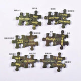 Epoxy Resin Necklace Pendant English Puzzles Silicone Mold