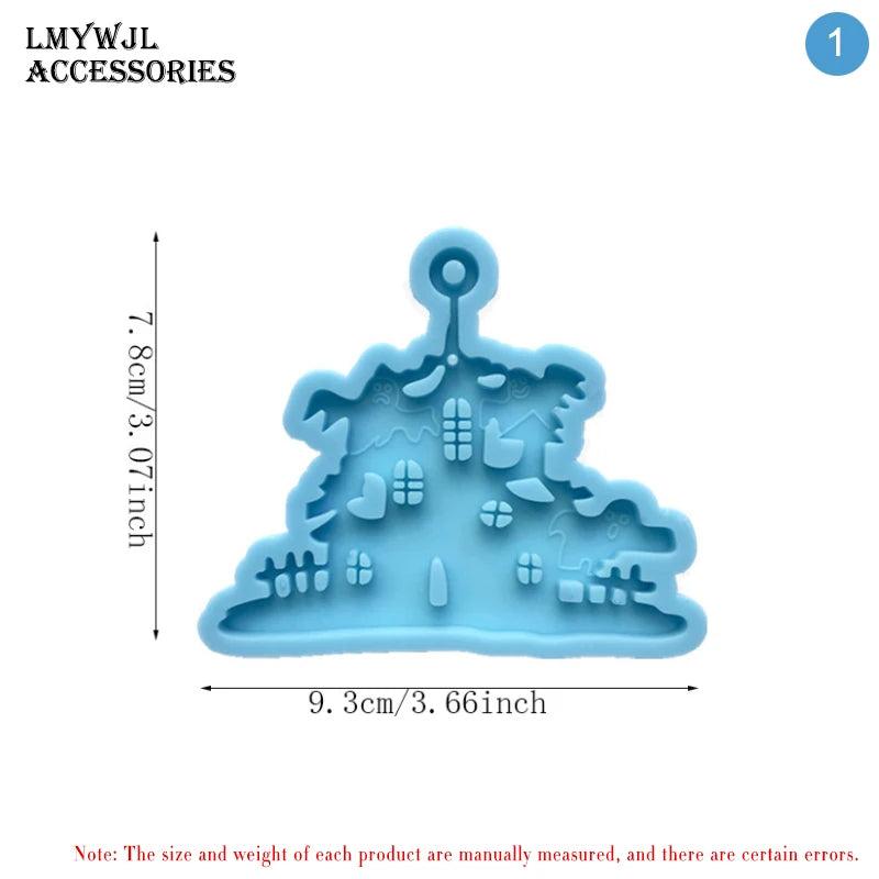 Halloween Keychain Silicone Molds for Resin Crafting