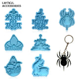 Halloween Keychain Silicone Molds for Resin Crafting