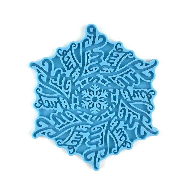 Christmas Snowflake Silicone Molds for Resin Crafts