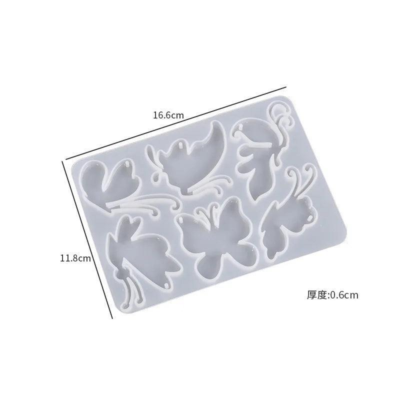 3D Butterfly Epoxy Resin Silicone Mold for Jewelry Making