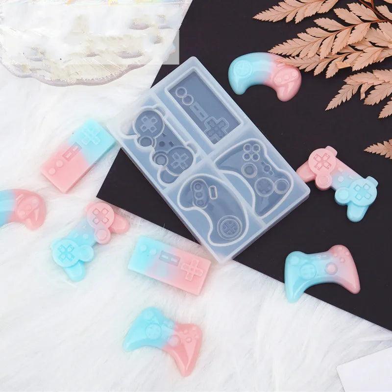 Arrival Game UV Resin Jewelry Molds Keychain DIY Handcraft Jewelry Moulds
