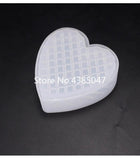 Heart Shaped Cut Jewelry Storage Box Mold UV Resin Jewelry Molds