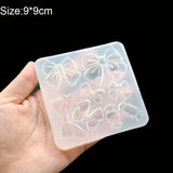 Silicone Butterfly Bow Tie Bow-knot Jewelry Mold for Epoxy Resin