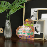 Heart Resin Mold Love-shaped Memorial Plaque Set Coaster Silicone Tray Mould