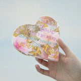 Heart Resin Mold Love-shaped Memorial Plaque Set Coaster Silicone Tray Mould