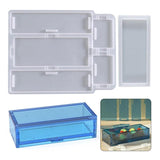 Domino Silicone Mold Set Pencil Case Resin Storage Trinket Pen Holder