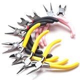 Jewelry Making Pliers Set Round Flat Nose End Cutting Wire Tools