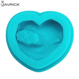 Crystal Resin Casting Mold Druzy Heart Geode Stone Mould