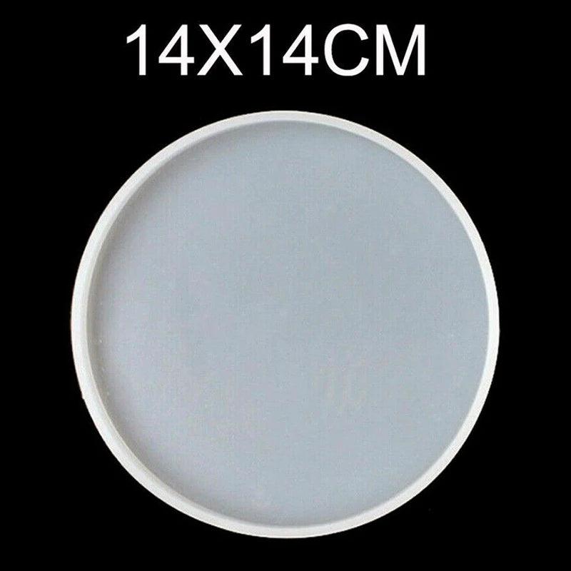 Round Coaster Casting Mold Silicone Jewelry Making Mould Home Decoration Tool