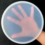 Round Coaster Casting Mold Silicone Jewelry Making Mould Home Decoration Tool