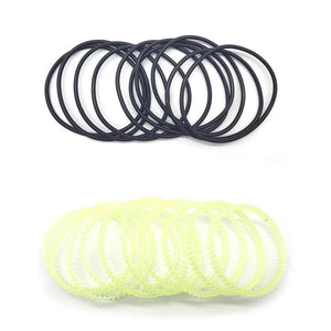 10Pcs Rubber Sealing Ring Chain Strip Conveyor Belt Jewelry Rotary Tumbler