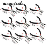 1pcs Nine Types Metal Pliers for Jewelry Tools 12.9cm
