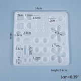 Earrings Dangler Silicone Mould DIY Crafts Jewelry Making Tools