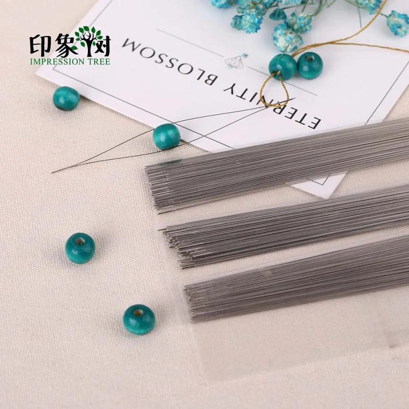 6Pcs Big Eye Curved Beading Needles Easy Jewelry Making Tools