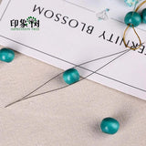 6Pcs Big Eye Curved Beading Needles Easy Jewelry Making Tools