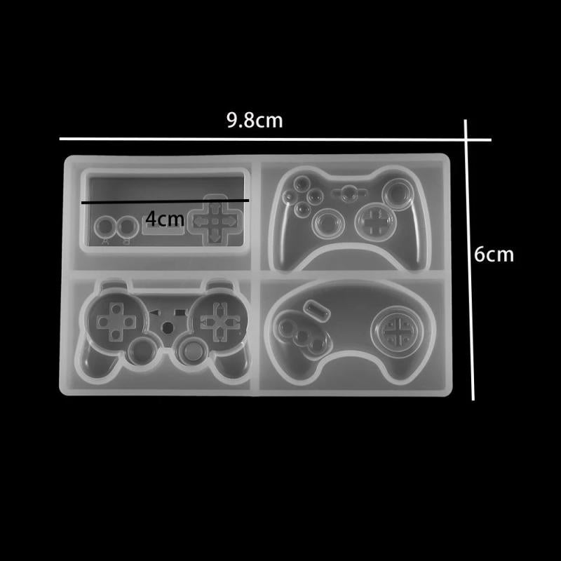 1Pcs Gamepad Game Controller Silicone Molds for DIY Resin Epoxy Mold