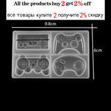 1Pcs Gamepad Game Controller Silicone Molds for DIY Resin Epoxy Mold