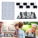 Chess and Checkers Board Game Epoxy Mold for Resin Crafts