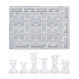 Chess and Checkers Board Game Epoxy Mold for Resin Crafts