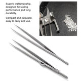 Stainless Steel Jewelry Tweezers Antimagnetic Forcep Watch Repairing Tool
