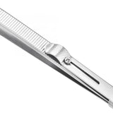Stainless Steel Jewelry Tweezers Antimagnetic Forcep Watch Repairing Tool