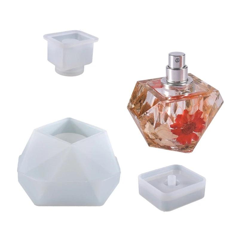 3Pcs DIY Jewelry Storage Container Silicone Molds
