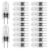 20 Pcs G4 Halogen 20W 12V Light Bulb Clear Lamp for Cooker Lighting
