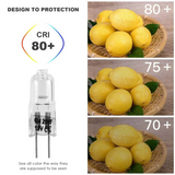 20 Pcs G4 Halogen 20W 12V Light Bulb Clear Lamp for Cooker Lighting