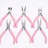 DIY Jewelry Making Pliers Kit - Round Nose, Cutting, Wire Pliers & Long Needle