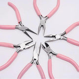 DIY Jewelry Making Pliers Kit - Round Nose, Cutting, Wire Pliers & Long Needle