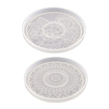 Round Coaster Epoxy Resin Mold Cup Mat Silicone Mold