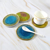 Round Coaster Epoxy Resin Mold Cup Mat Silicone Mold