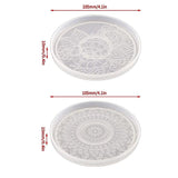 Round Coaster Epoxy Resin Mold Cup Mat Silicone Mold