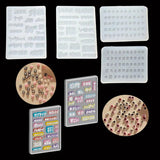 Japanese Words Silicone Epoxy Resin Mold Jewelry Tool