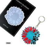 Sunflower Pet Feet Silicone Mold DIY Keychain Pendant Decoration