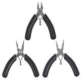 Round Nose Cutting Jewelry Pliers Anti-slip Handle DIY Tools Kit