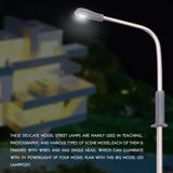 10pcs Model LED Street Lamp Single Head Landscape Lighting