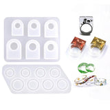 Bohemia Silicone Mold Ring Resin Silicone Mould DIY Epoxy Resin Molds Jewelry