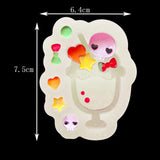 Skeleton Crocodile Ice Cream Epoxy Resin Mold Shaker Mold
