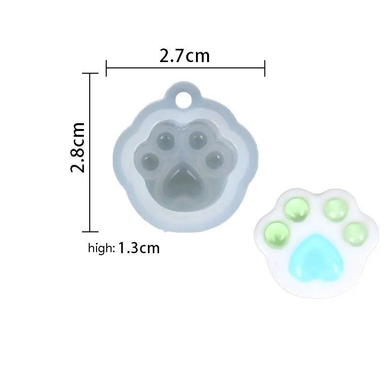 Cat Claw Silicone Mold for Earrings & Pendants